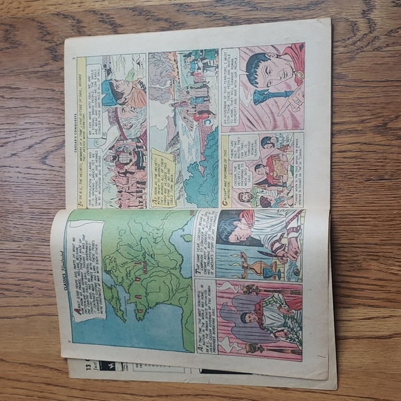 Vintage 50s Classics Illustrated No. 130 Caesar's Conquests Julius Caesar Comic - Picture 3 of 16